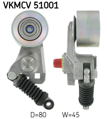 Ролик натяжителя ремня SKF VKMCV 51001